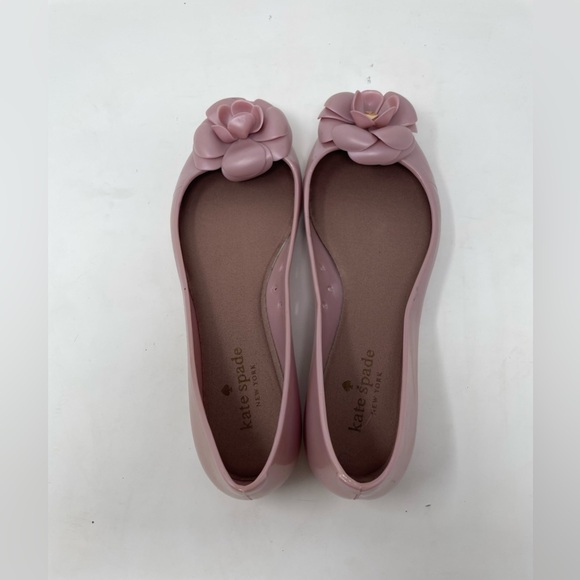 Kate Spade Pink Women Flower Flat Shoes Size 9 - Picture 5 of 10